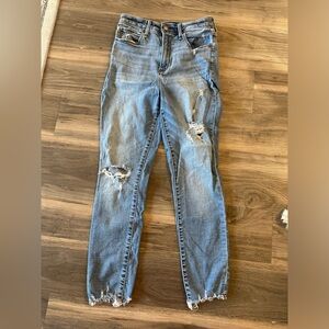 Abercrombie High Rise Super Skinny Ankle Jeans